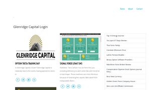 Glenridge Capital Login - Binary Signals Strategy