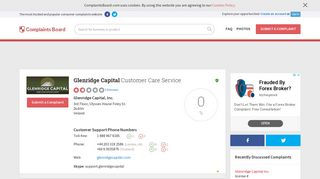 Glenridge Capital Customer Service, Complaints and Reviews