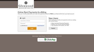 Glenwood Apartments & Country Club | Online Rent Payments