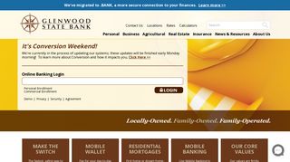 Glenwood State Bank | Locally Owned. Family Owned. Family Operated.
