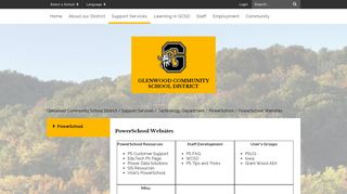 PowerSchool Websites - Glenwood Community School District