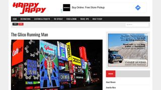 The Glico Running Man, Japan Travel Guide - Happy Jappy