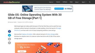 Glide OS: Online Operating System With 30 GB of Free Storage [Part 1 ...