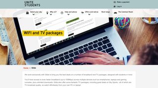 Glide, Wifi and TV Package | Unite Students