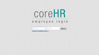 Login | Core HR (Corehr 21.0.23)