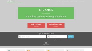 GLO-BUS - Developing Winning Competitive Strategies