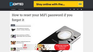 How to reset your MiFi password if you forgot it - Dignited
