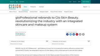 gloProfessional rebrands to Glo Skin Beauty, revolutionizing the ...