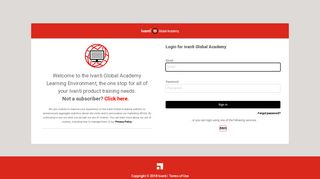 Ivanti Global Academy: Sign in