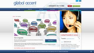 Linguists - Global Accent - Interpreting & Translation Company ...