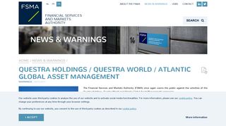 Questra Holdings / Questra World / Atlantic Global Asset Management ...