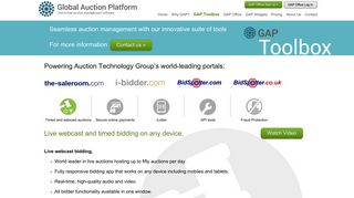 GAP Toolbox | Online Auction Management Software - Global Auction ...