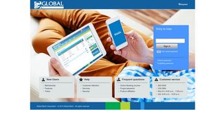Online Banking - Global Bank