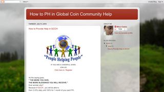 How to PH in Global Coin Community Help