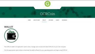 wallet - GCRCoin