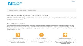 Independent Contractor - GCS Field Research