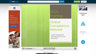 GCN Training Global Compliance Network Online Professional ...