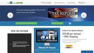 Global CPE | CPE Credits | CPE Conferences | Federal Tax Updates