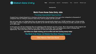 Global Data Entry