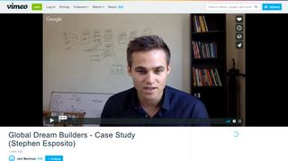 Global Dream Builders - Case Study (Stephen Esposito) on Vimeo