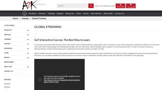 Global eTraining - A2K Technologies