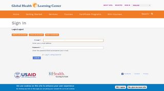 Sign In | Global Health eLearning Center