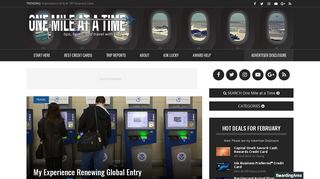 My Experience Renewing Global Entry - One Mile at a Time