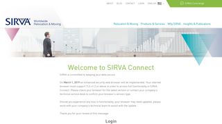 SIRVA Connect | Login