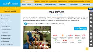 Card Services - Canara Bank