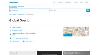 Global Gossip | Wentworth Avenue, Surry Hills, NSW | White Pages®