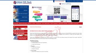 Global Smart Mobile Banking - || Global IME Bank Ltd. || THE BANK ...
