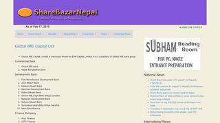 Global IME Capital Ltd. - Share Bazar Nepal
