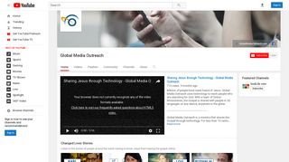 Global Media Outreach - YouTube
