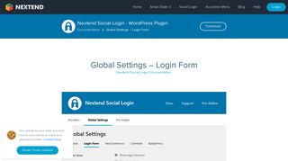 Global Settings - Login Form – Nextend Social Login – WordPress ...