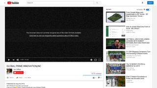 GLOBAL PRIME INNOVATION,INC - YouTube
