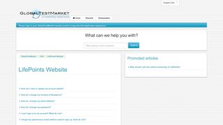 LifePoints Website – GlobalTestMarket