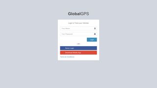 Global GPS | Login