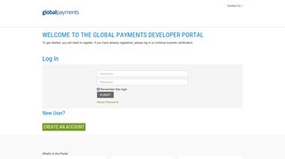 Login - Developer Portal