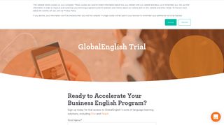 GlobalEnglish Free Trial - Business English Learning Program