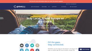 Globalgig: Best UK & International Mobile Broadband Data