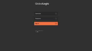 GlobalLogic Single-Sign On Page