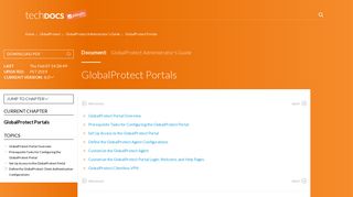 GlobalProtect Portals - Palo Alto Networks
