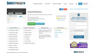 GlobalTestMarket Ranking and Reviews - SurveyPolice