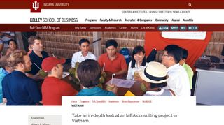 Vietnam: GLOBASE: Global Experiences: Academics: Full-Time MBA ...