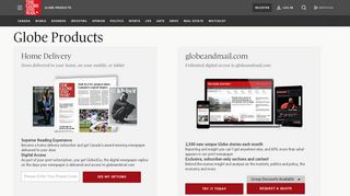 Globe Products - The Globe and Mail