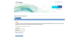 Login - Beginning of the main content section.