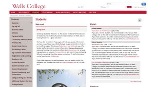 Students - Students | The Globe at Wells - Wells College