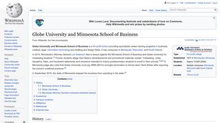 Globe University and Minnesota School of Business - Wikipedia