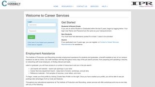 Welcome to Career Services - Career Connect