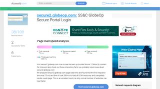 Access secure2.globeop.com. SS&C GlobeOp Secure Portal Login